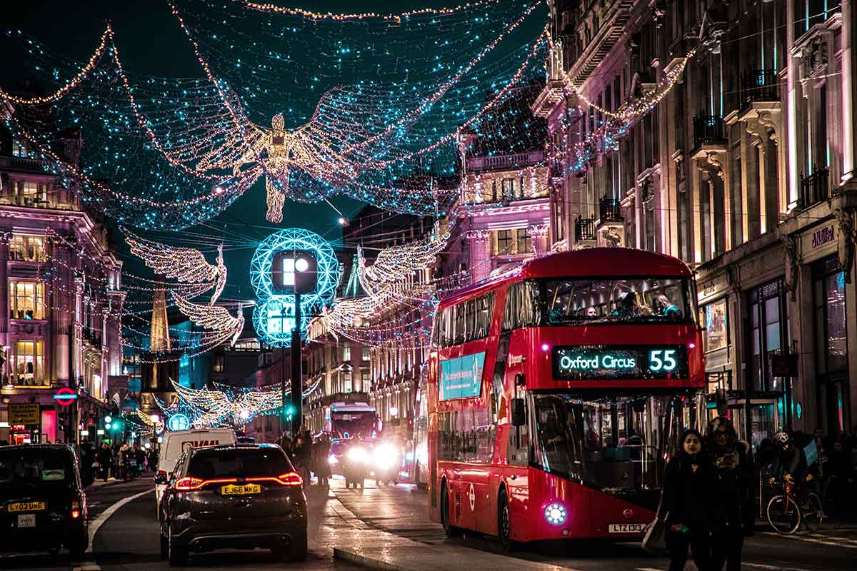 Regent Street Christmas Lights, London, United Kingdom