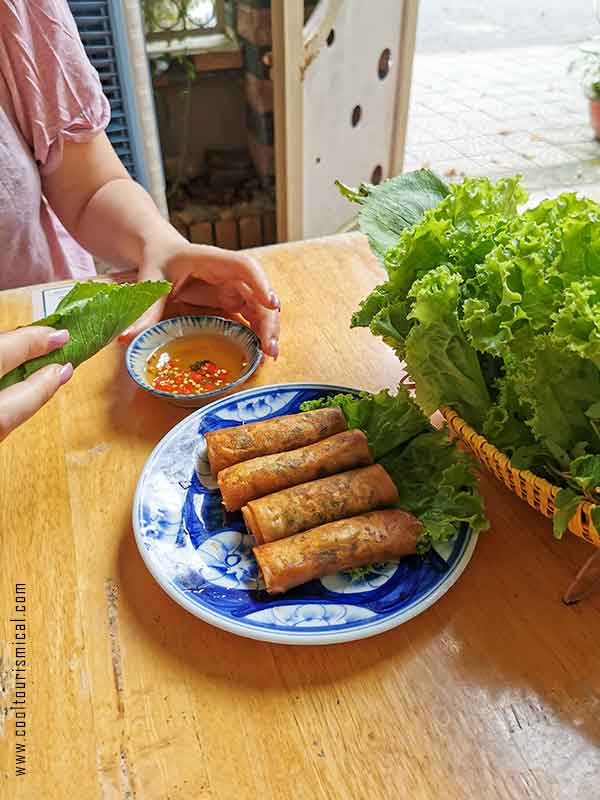 Vietnamese Spring Rolls Da Nang Restaurant