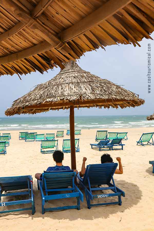 Umbrellas on Da Nang Beach, Vietnam