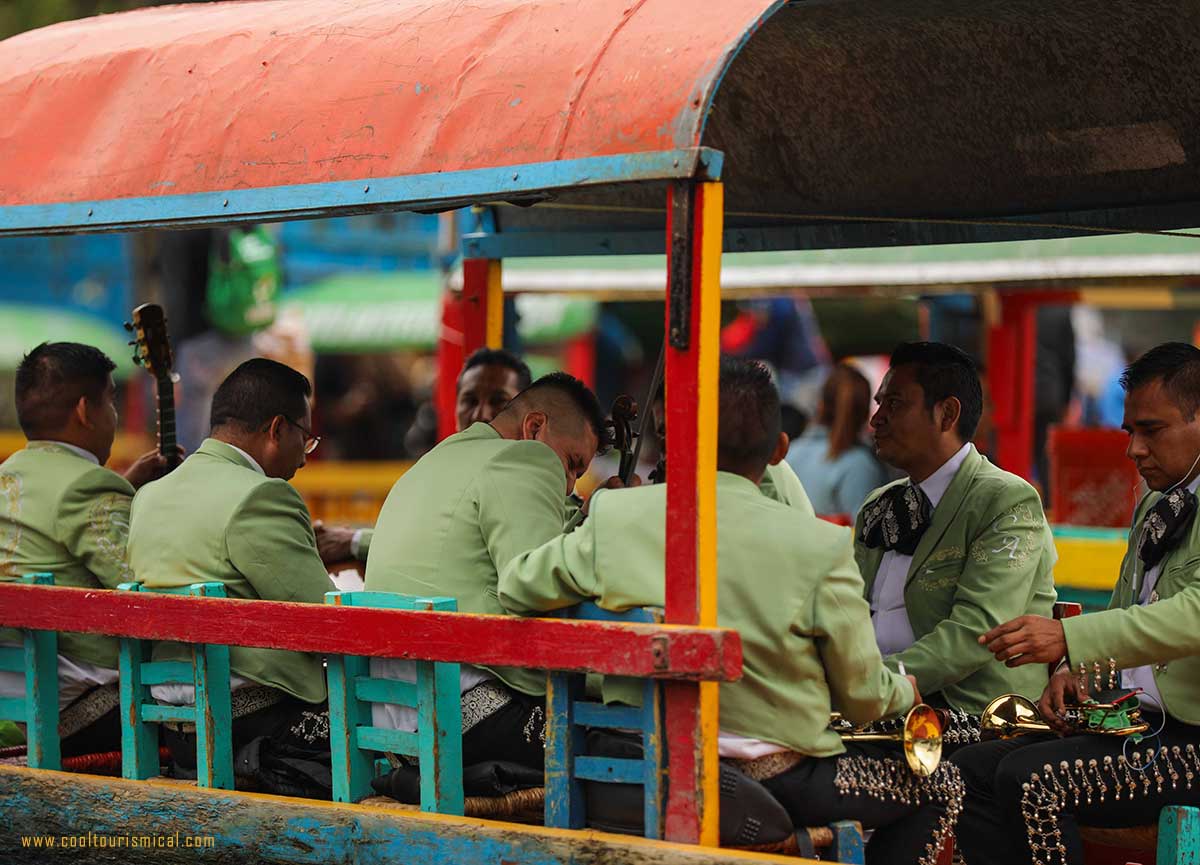See Mariachi on Water in Xochimilco Mexico City